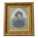 Old photo portrait in gold frame 54x52cm, 1910