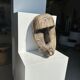 Large Timor mask in patinated wood H:50cm (2)