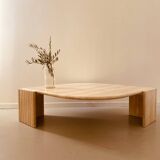 Table basse en travertin