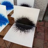 Series of 6 chairs from the 80s