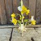 Antique hanging decoration of flowers