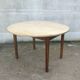 Table ronde rabattable