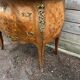 Louis XV style chest of drawers, inlaid with flowers