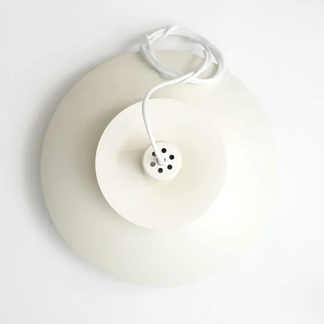 White Scandinavian lamp, 1970s