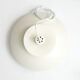 White Scandinavian lamp, 1970s