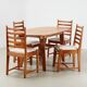Rare Dining Set by Bas van Pelt for My Home Netherlands 1940s
