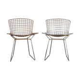Paire de chaises par Harry Bertoia années 80