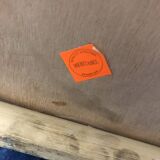 Mehitabel McGuire Twisted Pedestal Bamboo Dining Table MidCentury Boho 1970