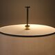 Vintage Scandinavian Brass and Fabric Floor Lamp