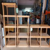 Modular fir staircase bookcase - Maison Regain