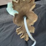 Art deco bronze wall lamp