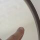 Vintage 1970s Round Wall Mirror / Attributed To Allibert / Space Age Bathroom Mirror