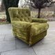 Fauteuil Velours vert année 70