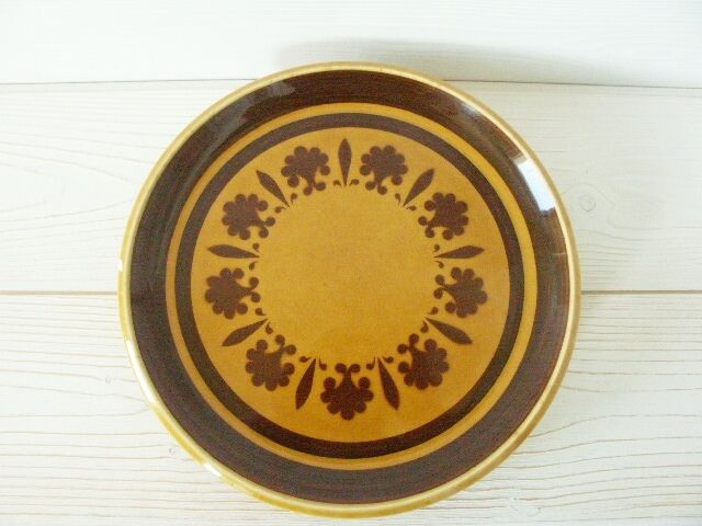 Lot 4 flat plates Boch la Louvière vintage 60