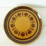 Lot 4 flat plates Boch la Louvière vintage 60