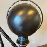 Jieldé lamp 2 arms 40+25cm industrial graphite Jean Louis Domecq 1950