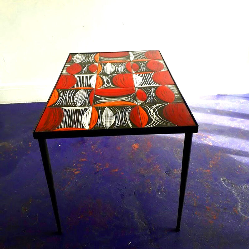 Table low ceramic Robert and Jean Cloutier, 1950's