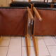 Series of 6 Scandinavian chairs in teak and skaÏ