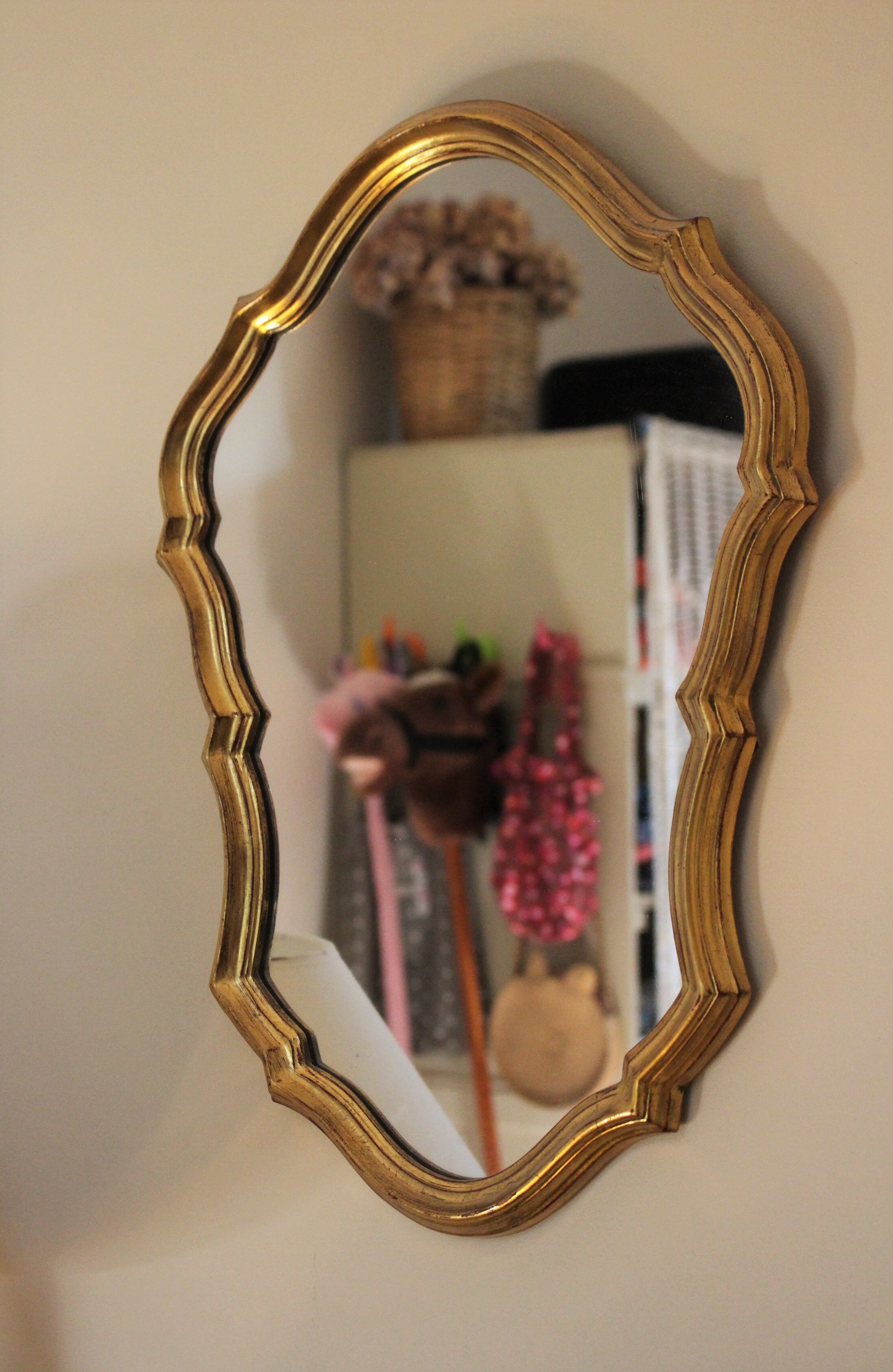 Golden mirror baroque spirit