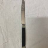 Couteaux à fromage argent ébène XIX ème