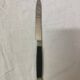 19th century ebony silver cheese knives