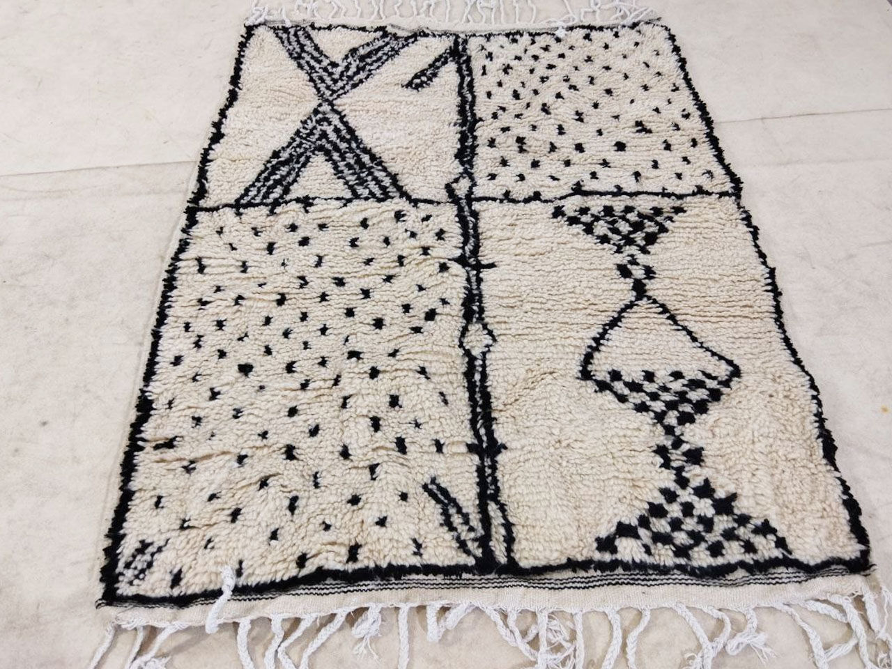 Tapis marocain beni ourain 150x110cm