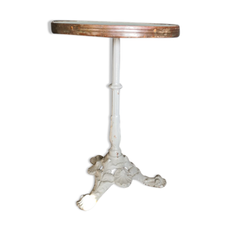 coffee table, vintage bistro pedestal table