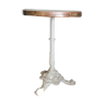 coffee table, vintage bistro pedestal table