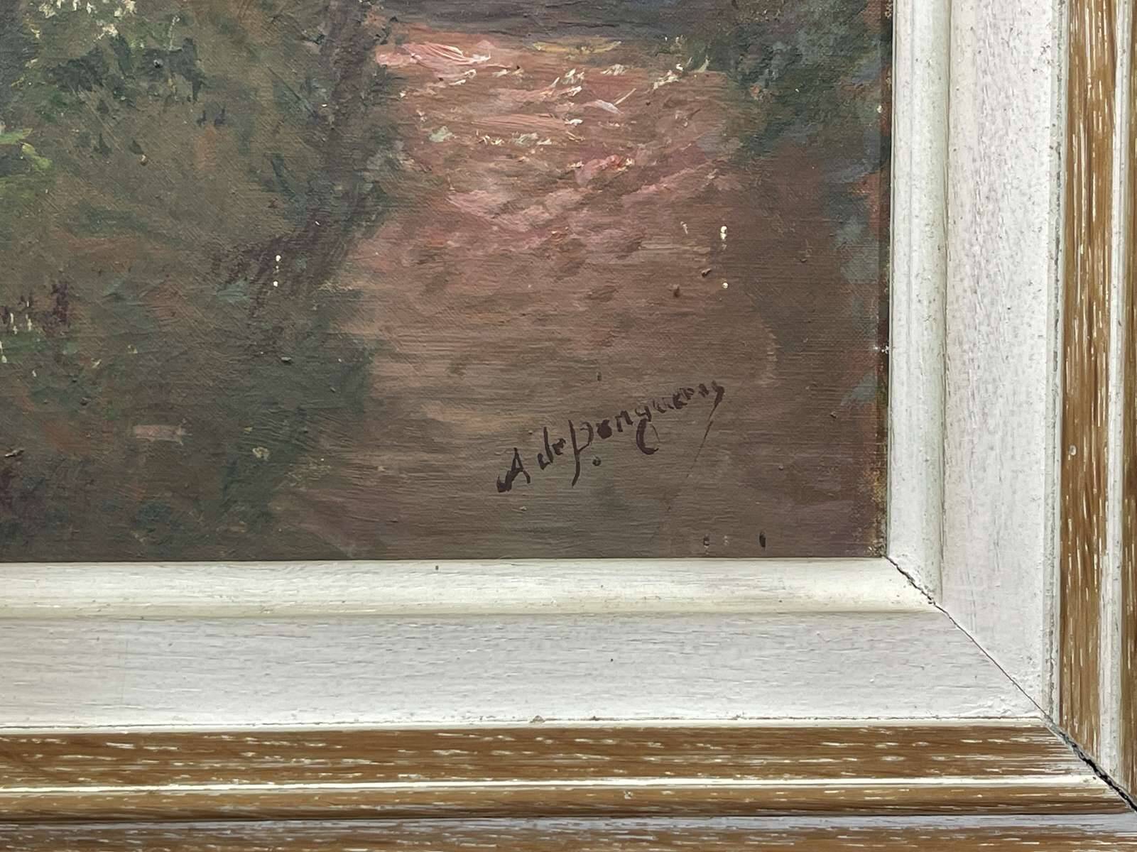 Oil on canvas by Auguste Louis Denis PENGUERN (20th century)
