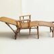 Chaise longue / fauteuil de repos en rotin