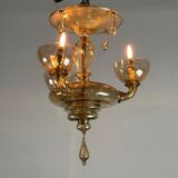 Venetian hallway chandelier in murano glass circa 1940