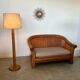 Old 2-seater rattan sofa Italian design from the 70s vintage