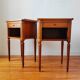Pair of Louis XVI style bedside tables