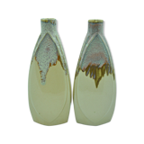 Pair of vases signed Cazanov ceramic collection 50