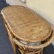 Rattan bamboo table and chairs set