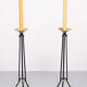 Torchères hollandaises art déco laiton grande église  années 1930