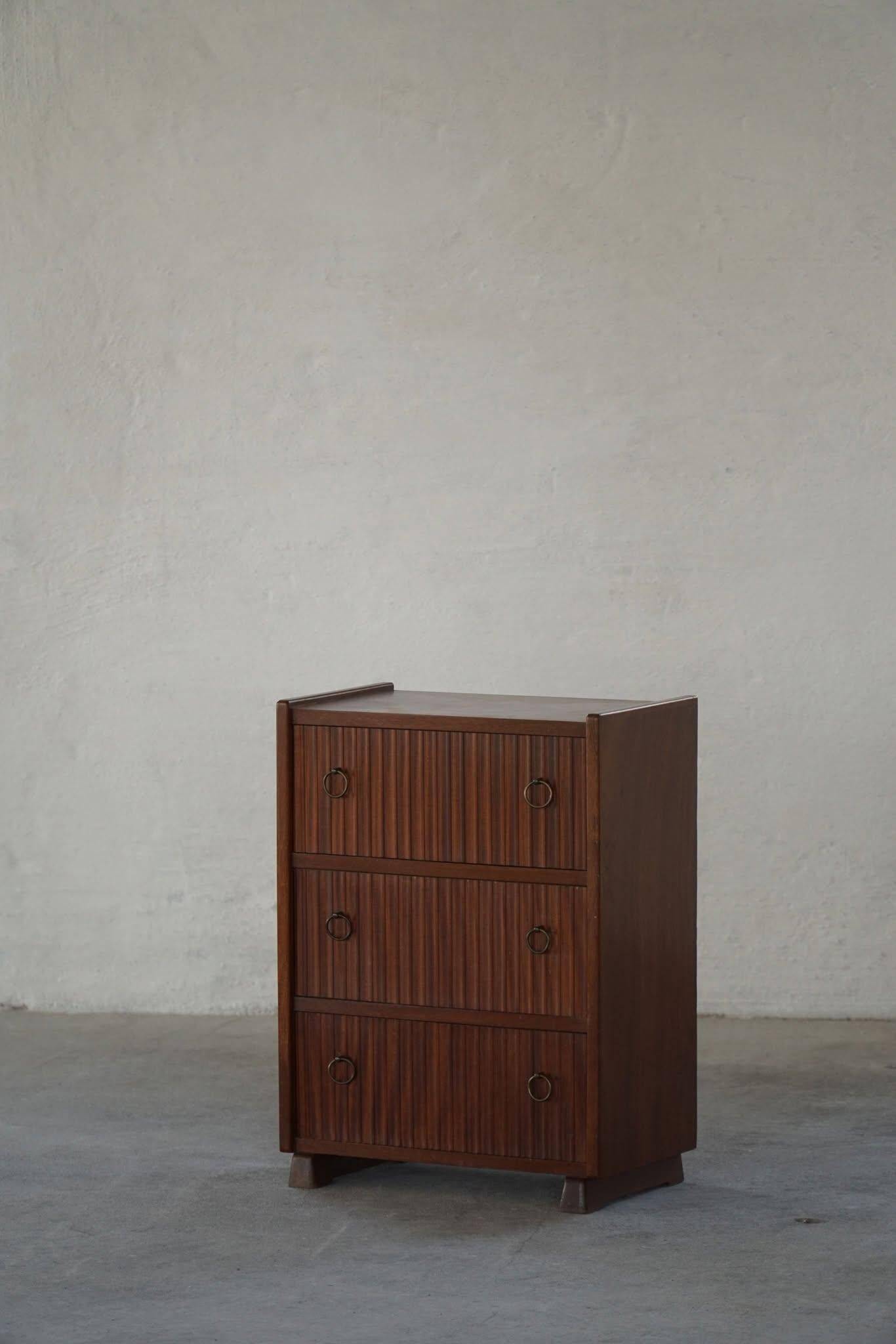Modern Danish, Mahogany Commode, Frits Henningsen, 1940s