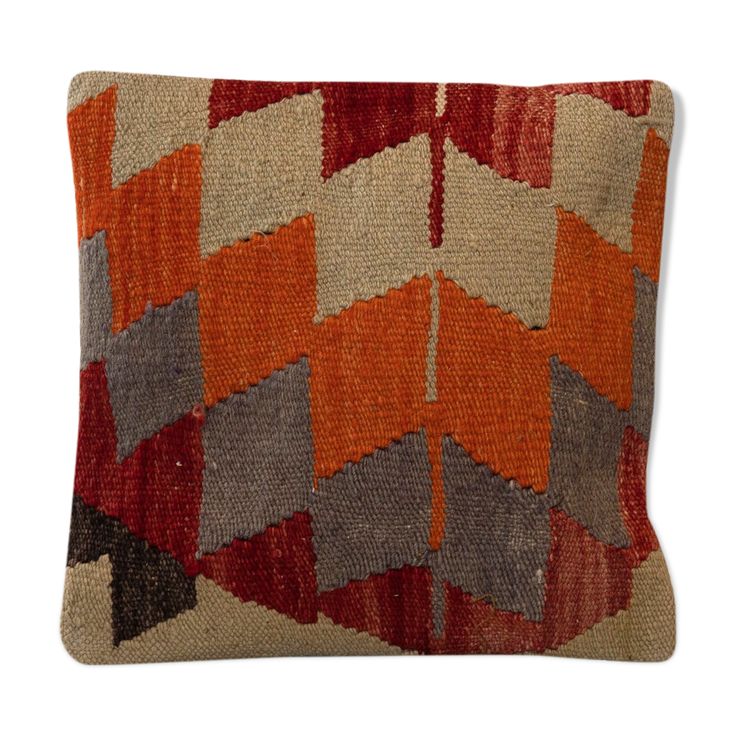 Traditional hand made wool kilim cushion cover