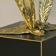 Bronze, brass and crystal table by Gianni Versace for Versace Home, Italy, 1980s.