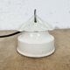 Vintage White Porcelain Pendant Light, 1970s