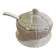 Barbotine Earthenware Shell Soup Tureen by Elpa Portugal, 1960s