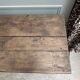 Small antique desk on wheels