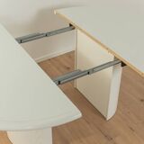 Postmodern extendable dining table from the 1980s