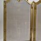 Firewall with four brass components with handles, made in Italy