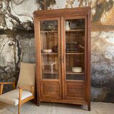 Library 20 years in raw wood