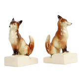 Serre-livres porcelaine renard
