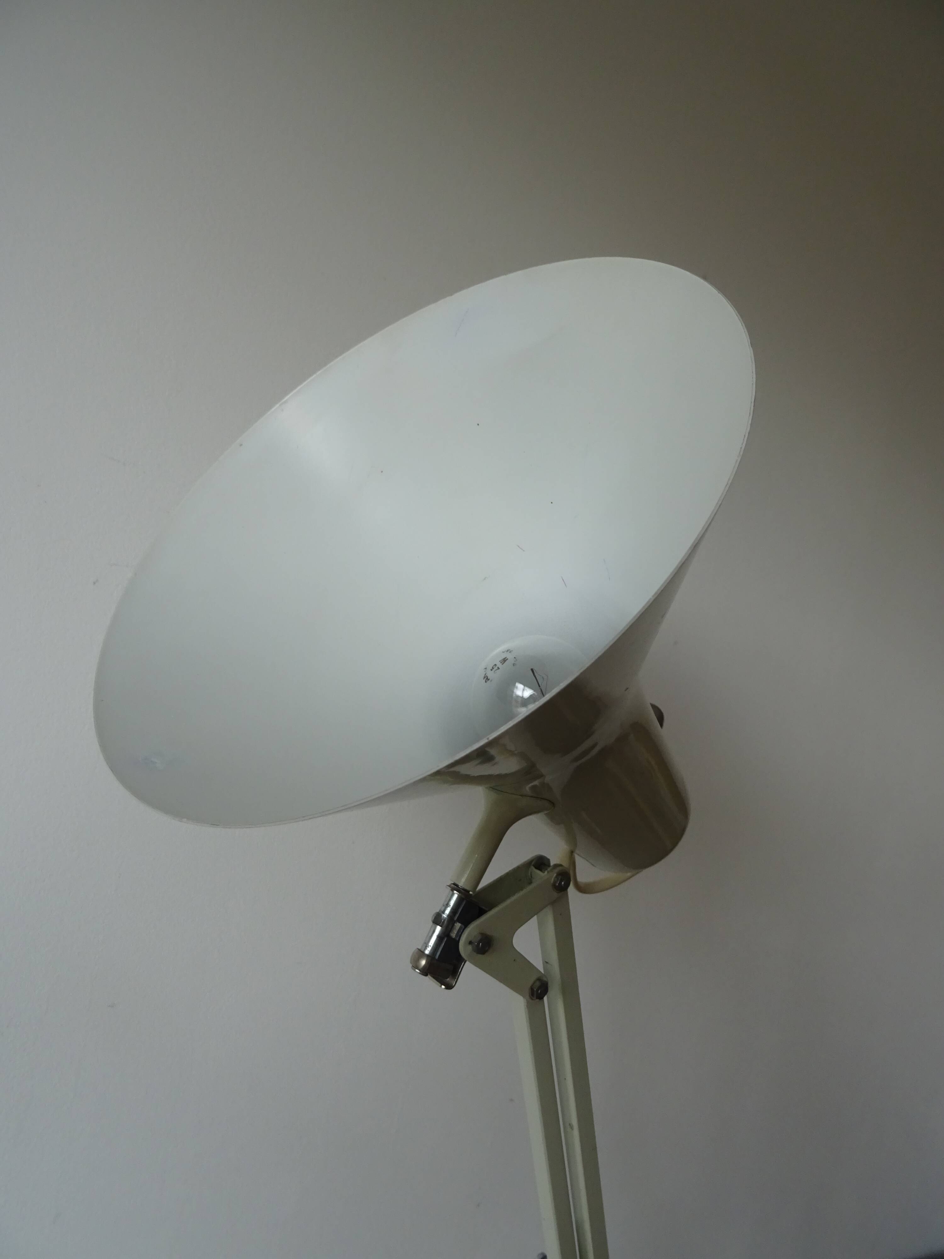 Vintage articulated Luxo industrial desk lamp