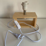 Pied de lampe en bois