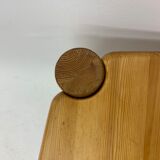 table à manger extensible en bois de pin, Rainer Daumiller, années 1970