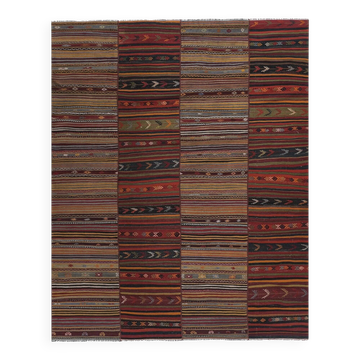 Tapis Kilim turc vintage tissé main
